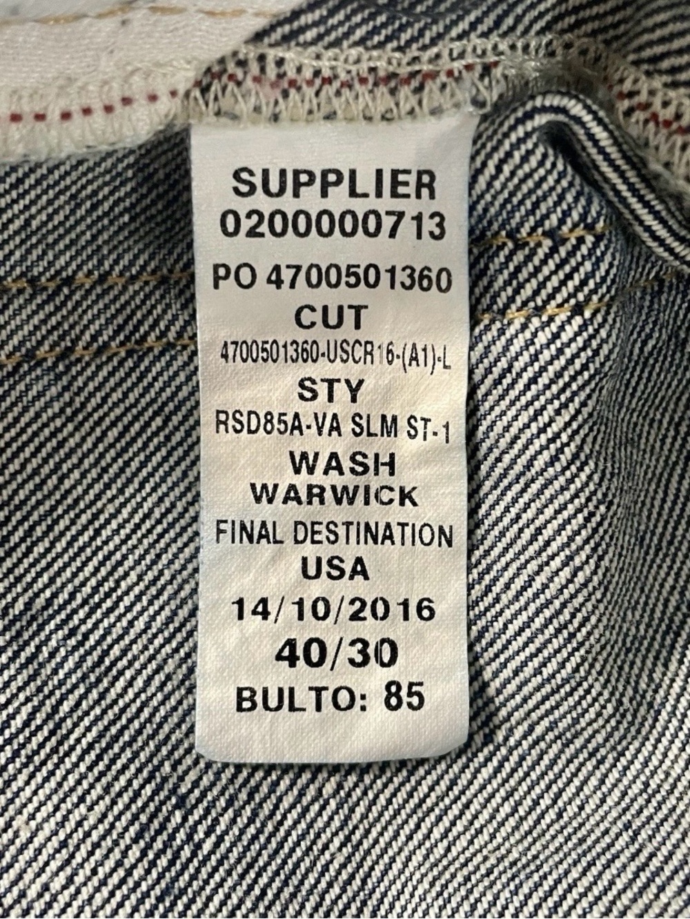 Polo by Ralph Lauren Men's Dark Blue Relaxed Denim Jeans - Picture 13 of 14